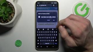How to Add a Webpage Shortcut to Home Screen on SAMSUNG Galaxy A35 screenshot 2