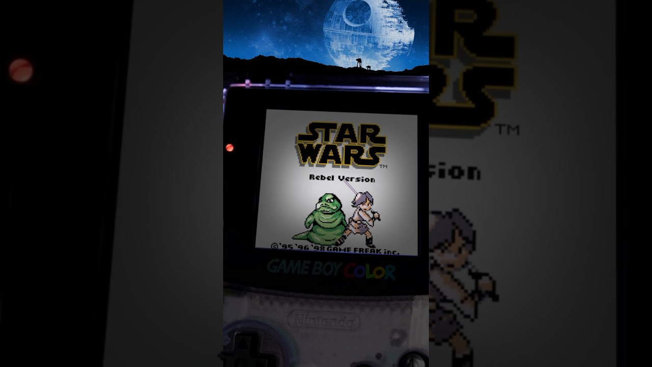 Pokemon x Star Wars on the Nintendo GameBoy Color✨