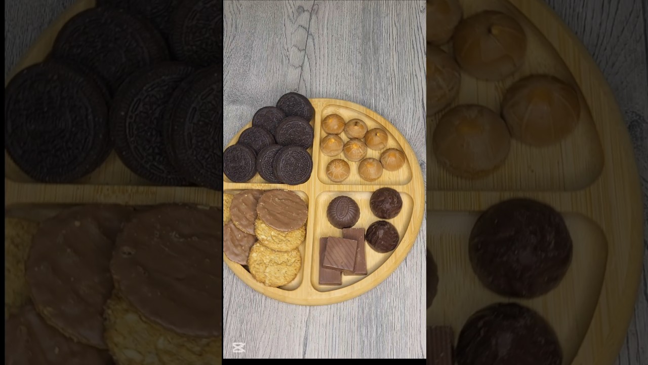 Delicious mixed platter with cookies and candies🙂
