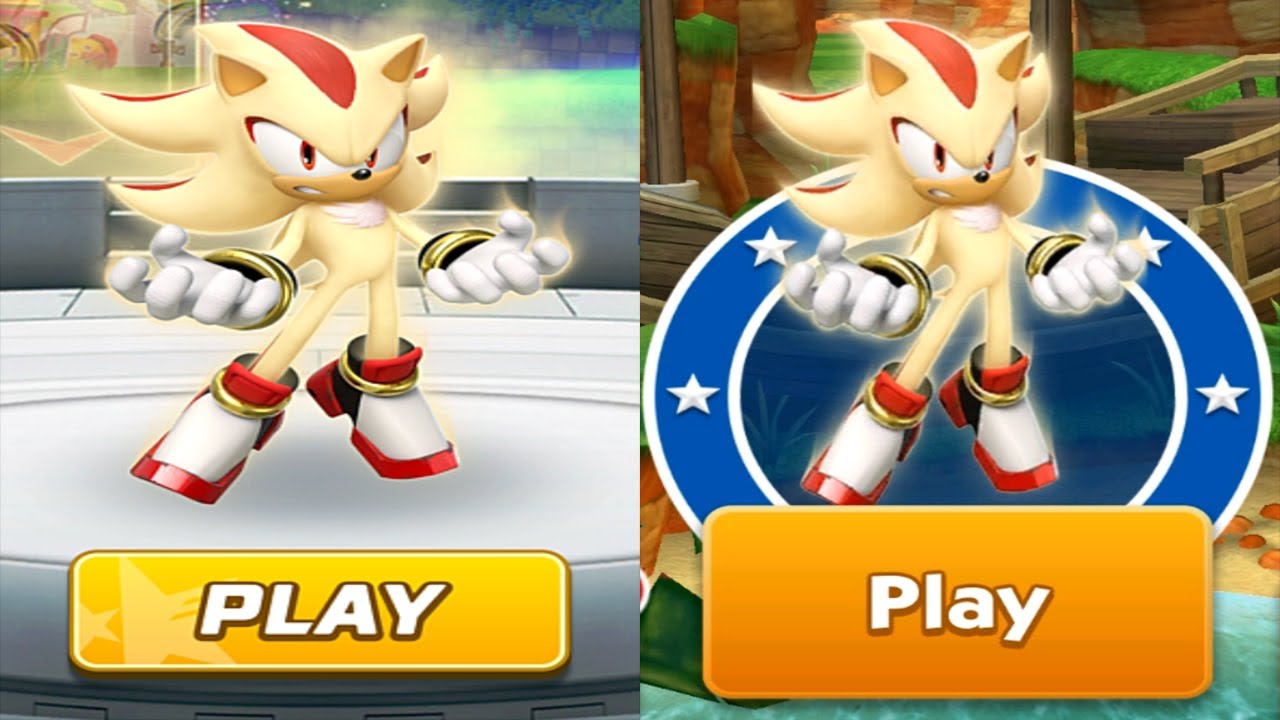 Sonic Dash vs Sonic Forces - Super Shadow New Character Unlocked Update ...