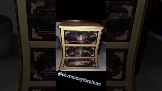 Posh Drawers using PoshPaste for Posh supplies??? furniture dresser makeover endtable