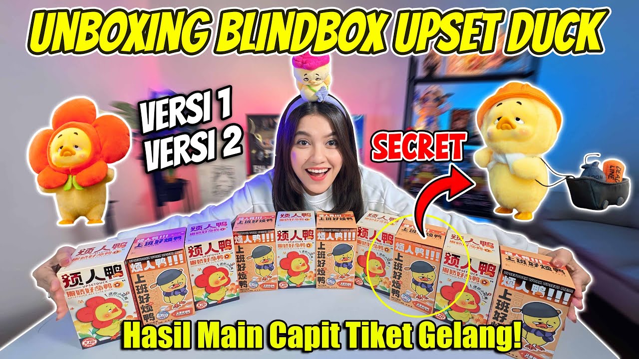 UNBOXING 10 BLINDBOX UPSET DUCK !! HASIL KURAS HABIS BLINDBOX DI TIMEZONE!! ADA YANG MAU???