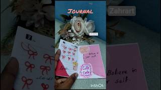 journal with me🌷#diy #5minutecrafts #cute #journal #art #diyprojects #pinkcraft #minivlog #notebook