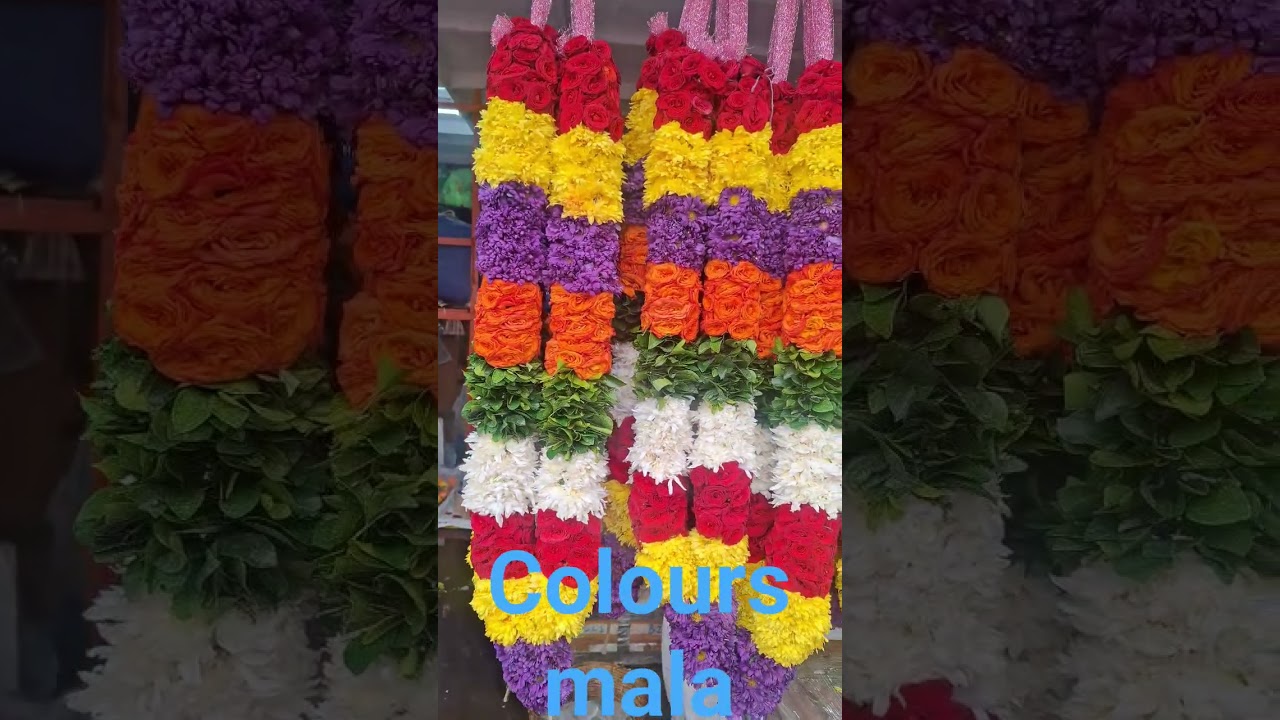 colours flowers mala