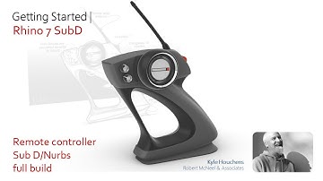 Getting Started Rhino 7 windows -Build an RD controller using SubD and Nurbs.