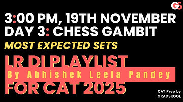 Day 2 | Most Expected LRDI Sets | CAT 2025 | Complete LRDI Revision by Abhishek Leela Pandey | Free
