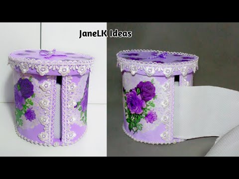 DIY Porta Papel Higienico Reciclando un Galón de Cloro - Excelente Idea  Reciclando un Galó…