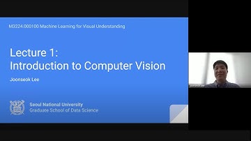 Lecture 1-2. Introduction to Computer Vision