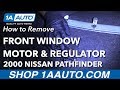 How to Replace Window Motor Regulator 1996-2000 Nissan Pathfinder