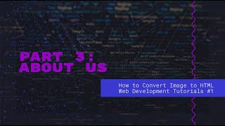 About Us | Convert Image to HTML from Scratch [TAGALOG]