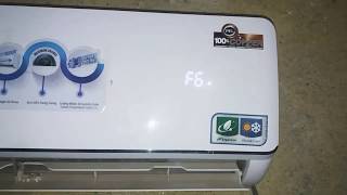 Fixing error code F6 of Pel DC inverter AC | Fixing Error code |