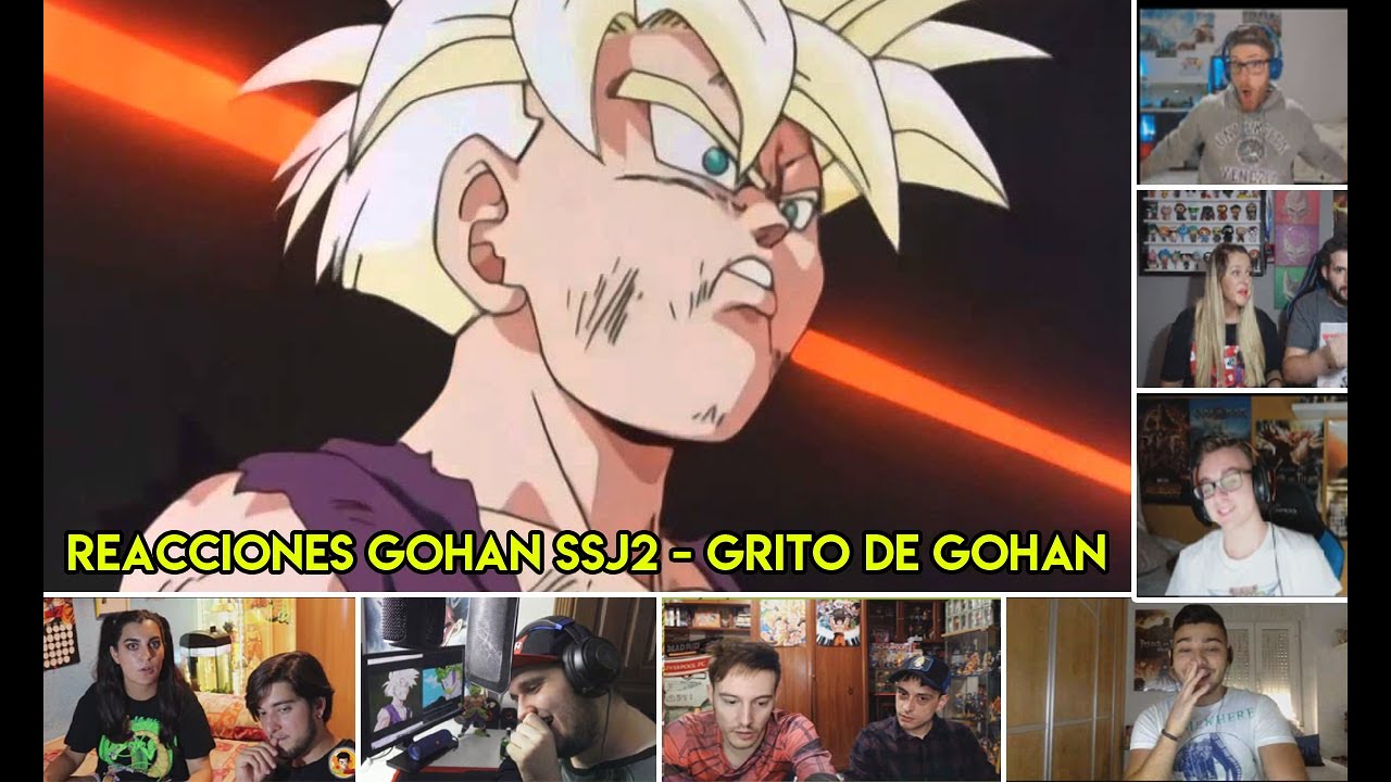 Españoles reaccionan a Gohan a SSJ2 l Doblaje Latino Vs Español l Grito de Gohan l Dragon Ball