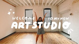 Moving Into My NEW Art Studio ✿  Q&A Artist Vlog