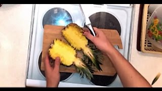 Как чистить ананас в домашних условиях