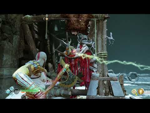 God of War How to Raise Basket Platform Reach the Summit