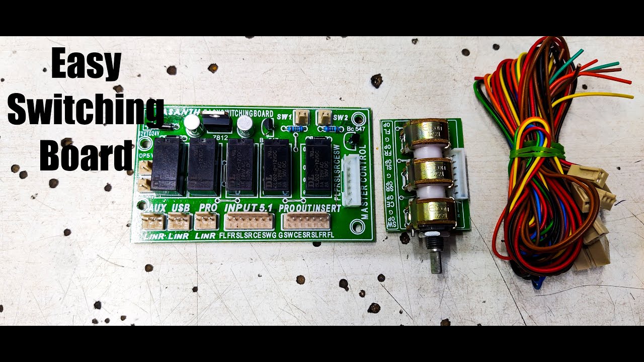 Vasanth Switching Board For Analog Amplifiers Usb Volt Relay Control