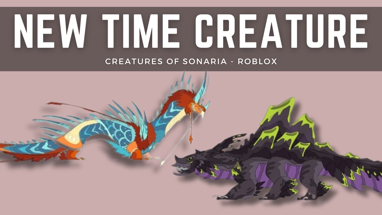 New Time Creature and Updates from 8-18-2023!! [Creatures of Sonaria -  Roblox] 