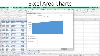 How to Create an Area Chart in Excel
