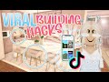 TESTING VIRAL TIKTOK BUILDING HACKS in BLOXBURG | ROBLOX