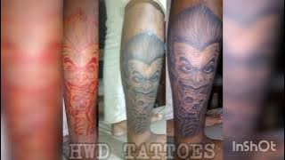 Tattoo FreeHand ,, karya seni lukis tubuh dengan jarum