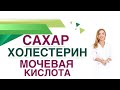 💊 Сахарный диабет. Обмен веществ: сахар холестерин мочевая кислота. Врач эндокринолог Ольга Павлова.