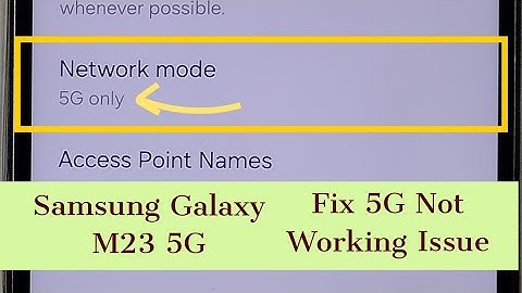 Samsung Galaxy M23 5G | Fix all 5G Network Problems | 5G Not Working | No 5G Symbol | 100% Solved