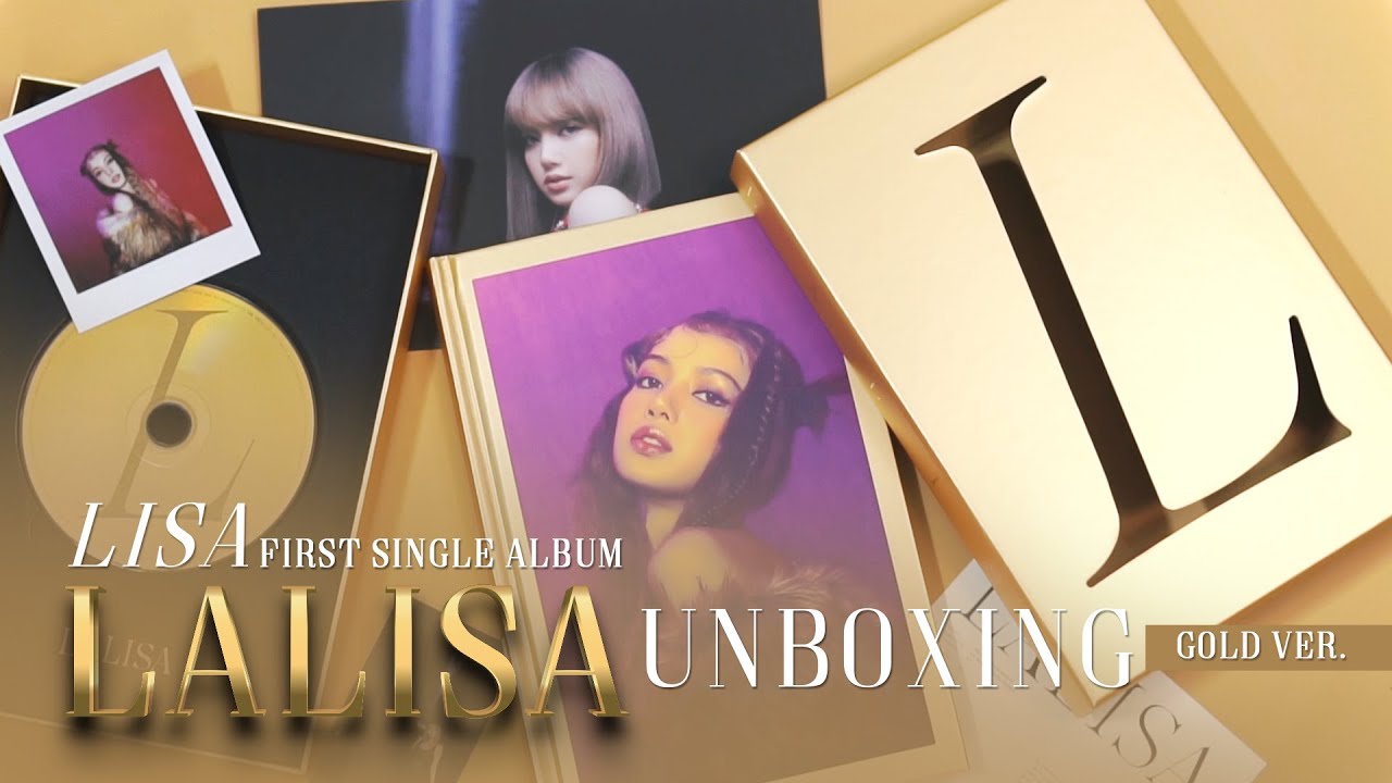 Álbum LALISA De BLACKPINK LISA - Edición Dorada, Incluye CD, Fotobook, Photocard Y Poster