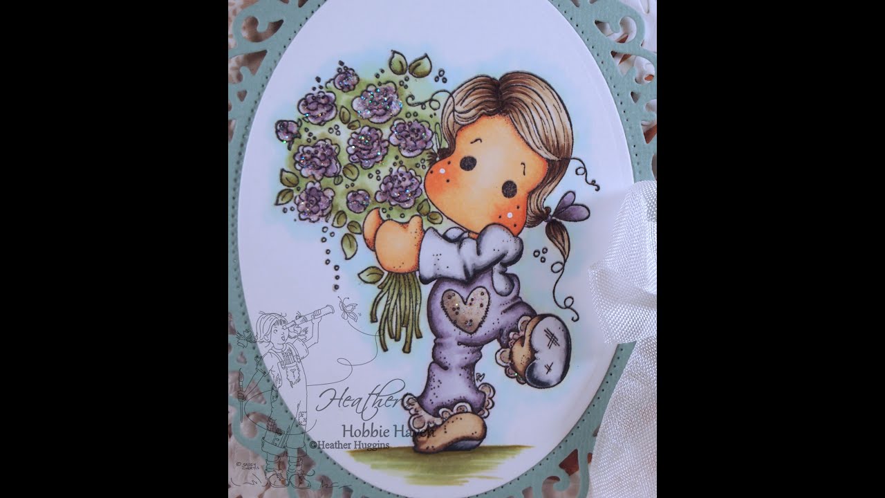 For You Tilda Copic Coloring Card Kit - YouTube