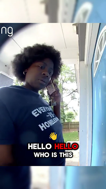 Why Are You Opening My Door? (caught on ring doorbell)