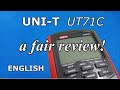 Uni-T UT71C Digital multimeter Product Review / best DMM buy 2020 with USB UT71A UT71B UT71E UT71D