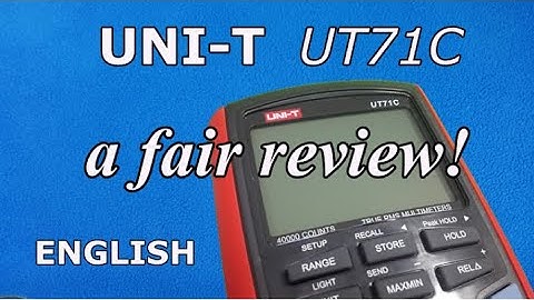 Uni-T UT71C Digital multimeter Product Review / best DMM buy 2020 with USB UT71A UT71B UT71E UT71D