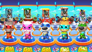 Talking Tom Hero Dash – All Heroes Unlocked & All Boss Battles | iOS Android Gameplay | New Update screenshot 4