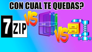 Cual es el mejor Compresor de archivos WINRAR WINZIP 7ZIP