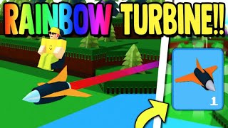 *RAINBOW* TURBINE (tutorial) | Build a Boat for Treasure ROBLOX