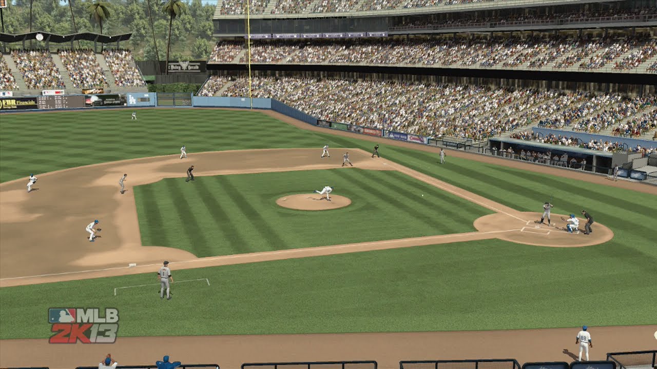 MLB 2K13: Gameplay - Dodgers vs Giants