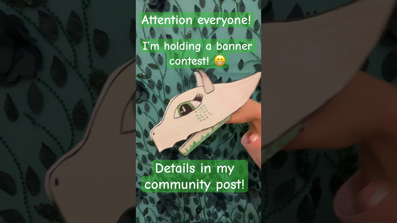 I’m holding a banner contest! 🎨 