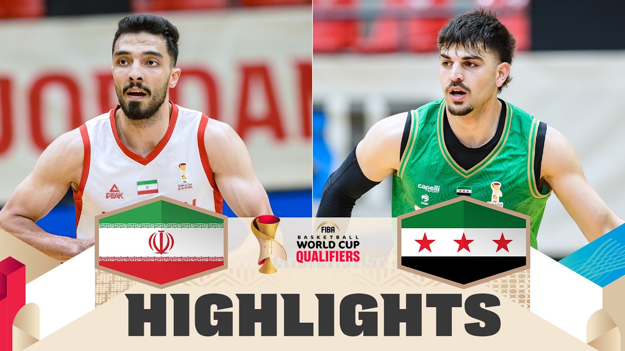 Iran 🇮🇷 v Syria 🇸🇾 | Highlights | FIBA Basketball World Cup 2027 Asian Qualifiers