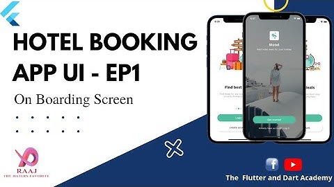 Flutter Hotel Booking UI - Book your Stay At A New Hotel - Ep1