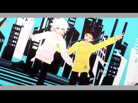 ダンガンロンパMMD】日向創と狛枝凪斗で自己愛性カワイズム - YouTube