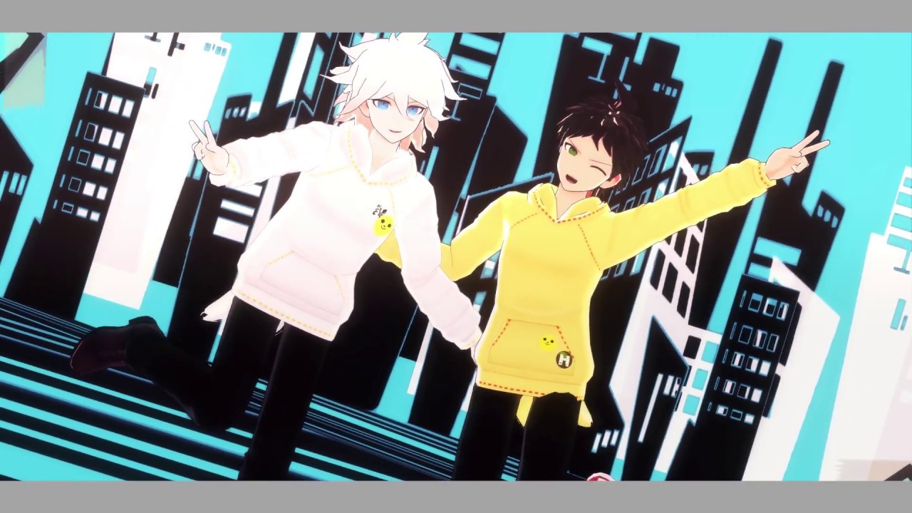 ダンガンロンパMMD】日向創と狛枝凪斗で自己愛性カワイズム - YouTube