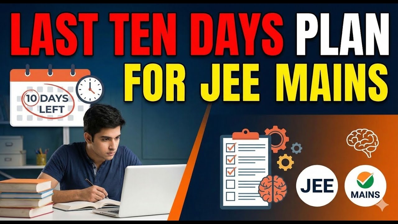 Last Ten Days Plan For Jee Mains 🔥🔥🔥ll JEEARCHIVERS - YouTube