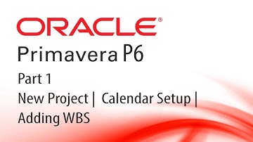 Primavera P6 Tutorial Part 1 | Creating a New Project | Setting up a Calendar | Adding WBS