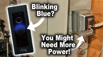 Ring Video Doorbell Not Working?  No Power or Blinking Blue? | Transformer Replacement
