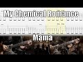 My chemical romance mama guitar cover with tab