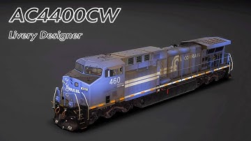 AC4400CW  (TSW2/ PS4) Conrail on livery designer - Time Elapse