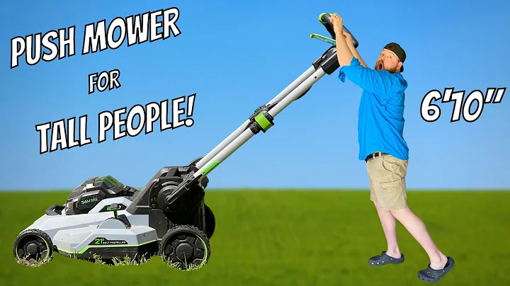 BEST Push Mower for Tall People! - EGO Select Cut