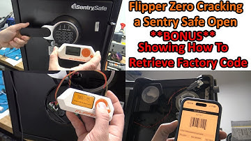 (609) Opening a Sentry Safe with a Flipper Zero & Recovering the Factory Code