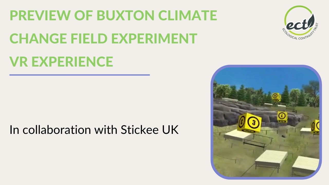 Virtual Reality Preview of the Buxton Climate Change Field Experiment ...