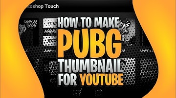 How to make PUBG thumbnail for Youtube on Android!