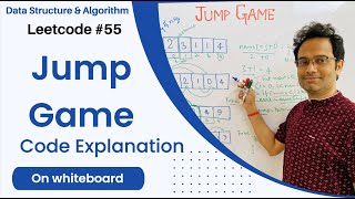 Jump Game | Algorithm | Explanation on WhiteBoard | Leetcode #55